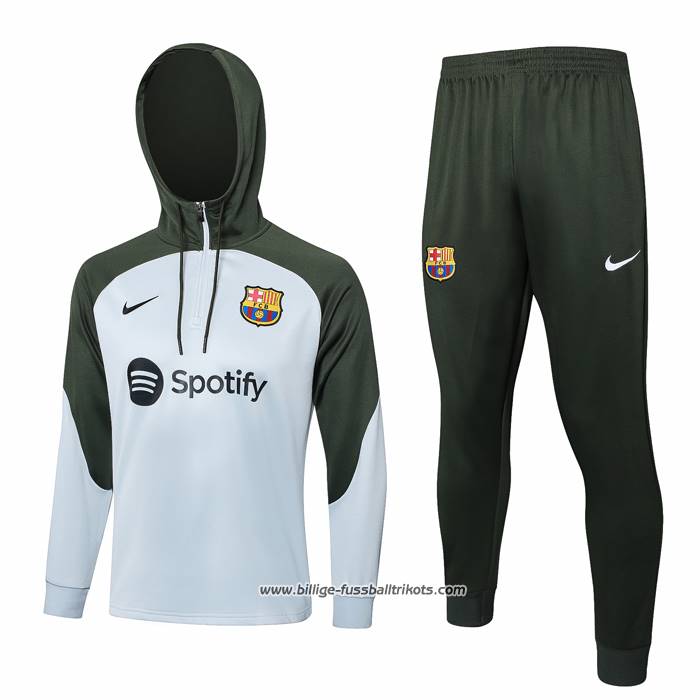 Sweatshirt Trainingsanzug Barcelona 2023/2024 Grau Claro
